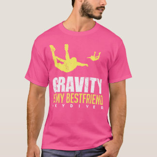 Camiseta Gravity Es Mi Mejor Amigo Guay Parachute Skydiving