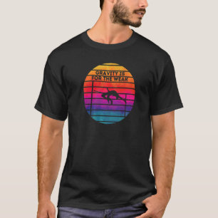 Camiseta Gravity Es Para El Salto Elevado De Los Colores Re