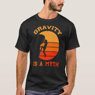 Camiseta Gravity Es Un Myth Vintage Climbe De Montaña