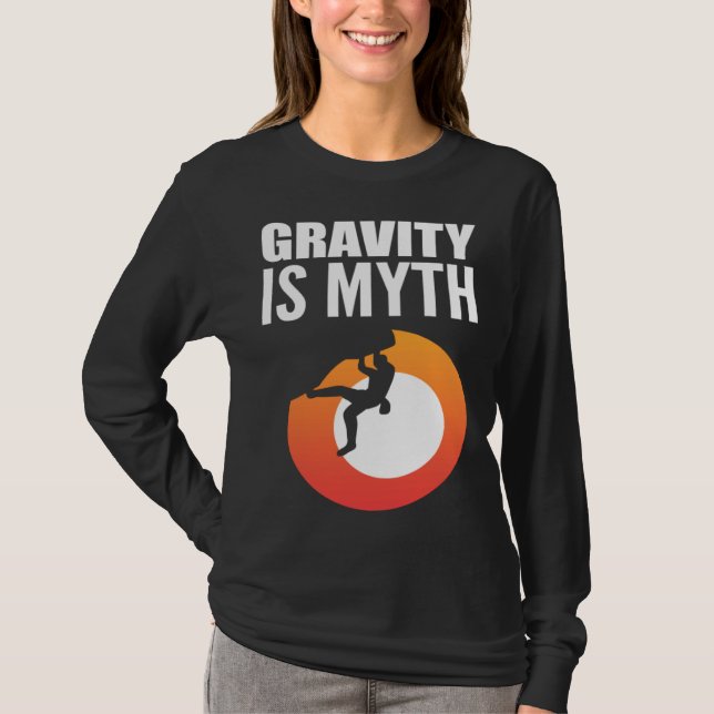 Camiseta Gravity is Myth Adventurous Person (Anverso)
