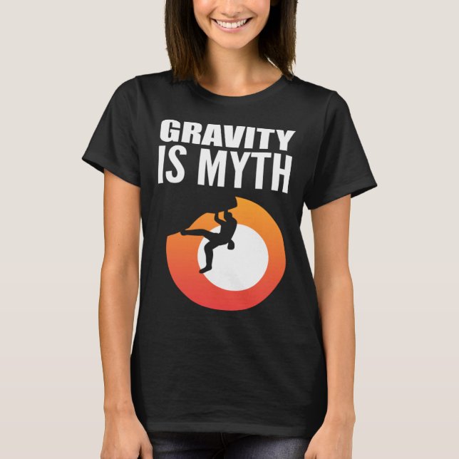 Camiseta Gravity is Myth Adventurous Person (Anverso)