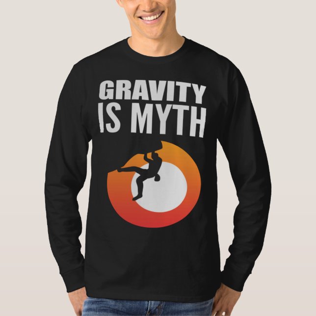 Camiseta Gravity is Myth Adventurous Person (Anverso)