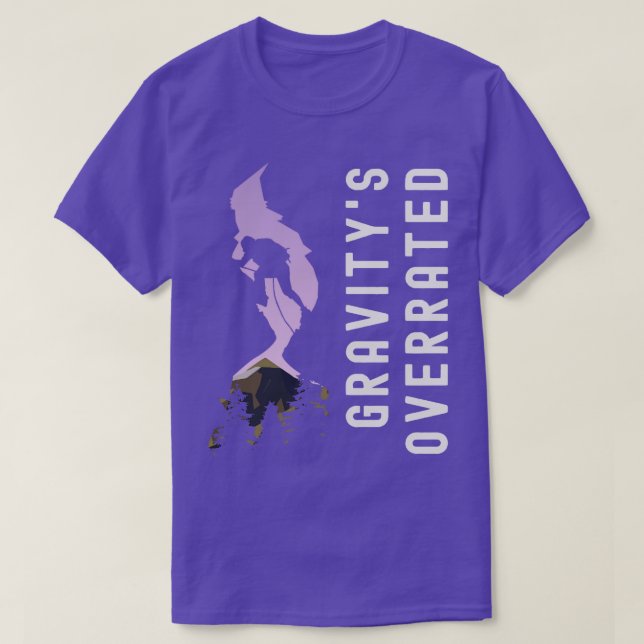 Camiseta Gravitys sobrevalorado escalando a Bouldering Alpi (Diseño del anverso)