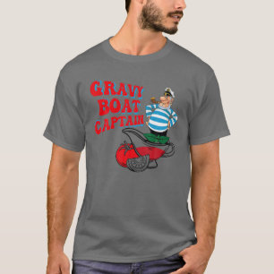 Camiseta Gravy Boat Captain Funny Thankde Costume Regalo