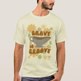 Camiseta Gravy es eslogan divertido del Día de Acción de Gr