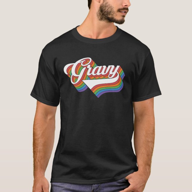Camiseta Gravy Seventies Retro Foodie Lo (Anverso)