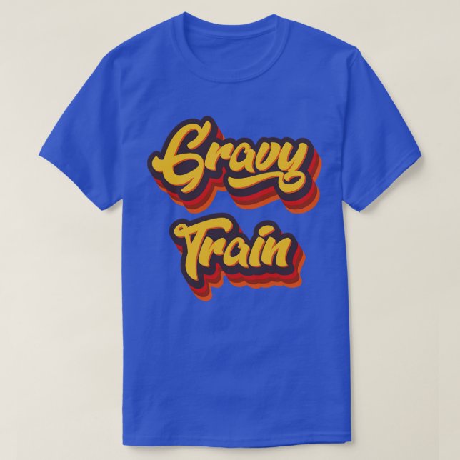Camiseta Gravy Train Retro Acción de Gracias (Diseño del anverso)
