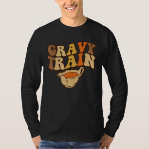 Camiseta Gravy Train Vintage Acción de Gracias Turquía Love