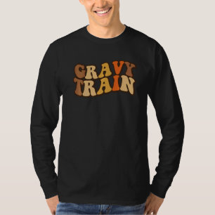 Camiseta Gravy Train Vintage Acción de Gracias Turquía Love