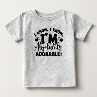 Camiseta Gray Adorable Baby