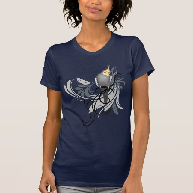 Camiseta Gray Cockatiel (Anverso)
