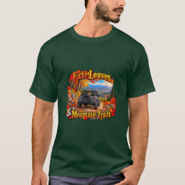 Camiseta Gray_Fall Leaves & Mt Trails