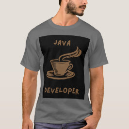 Camiseta Gray Men de Java para desarrolladores