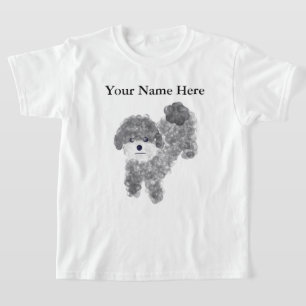 Camiseta Gray Poodle #1 T-Shirt