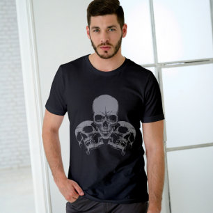 Camiseta Gray Skull