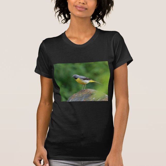 Camiseta Gray Wagtail - pájaro (Anverso)