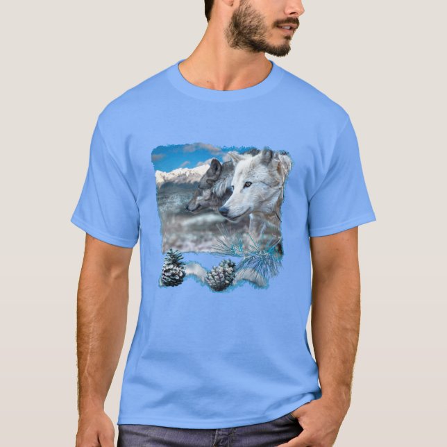 Camiseta Gray Wolf "SENTINEL WOLVES" (Anverso)