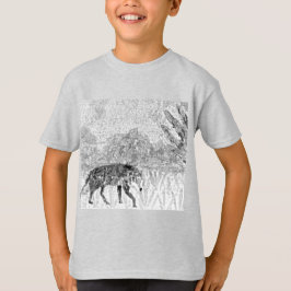 Camiseta Gray Wolf Wildlife