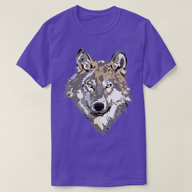 Camiseta Gray Wolf Wolves Pack Wolf Lovers Gift (Diseño del anverso)