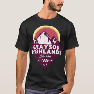 Camiseta Grayson Highlands State Park Virginia VA Forest Ou
