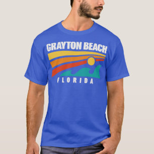 Camiseta Grayton Beach State Park Florida Retro Waves