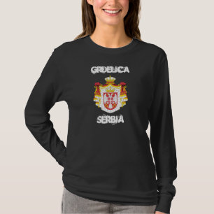 Camiseta Grdelica, Serbia con escudo de armas