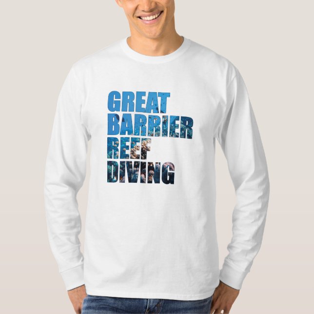 Camiseta Great Barrier Reef Scuba Diving Corals (Anverso)