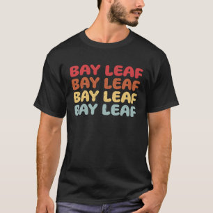 Camiseta Great Bay Leaf Typeset Love Garden Herb Pullover H