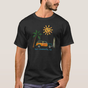 Camiseta Great Beach Woodie Surf For San Clemente