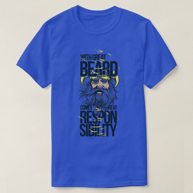 Camiseta Great Beard (Diseño del anverso)