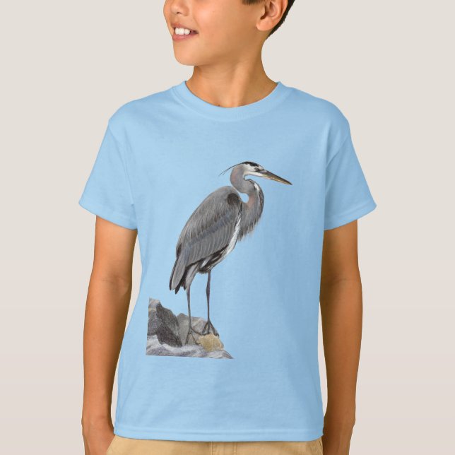 Camiseta Great Blue Heron (Anverso)