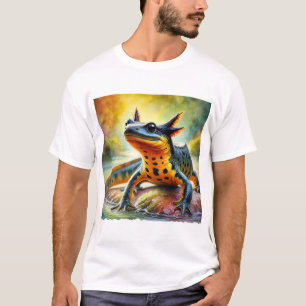 Camiseta Great Crested Newt 020924AREF132 - Watercolor