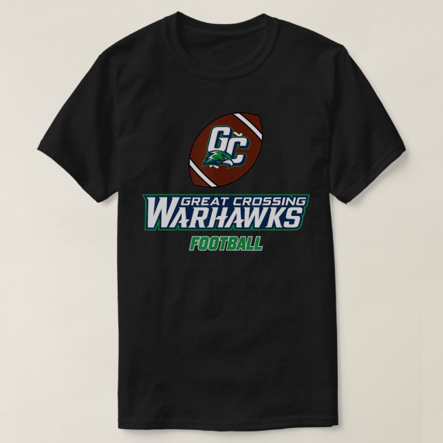 Camiseta Great Crossing High School Warhawks Football  (Diseño del anverso)