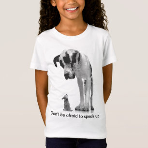 Camiseta great-dane-and-chihuahua1, no tienen miedo a s…