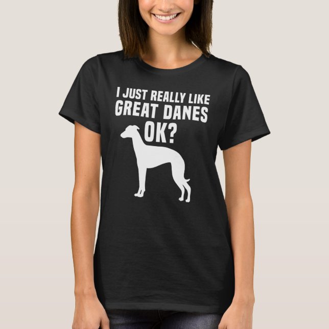 Camiseta Great Dane Apparel Great  Dog Owners Design (Anverso)