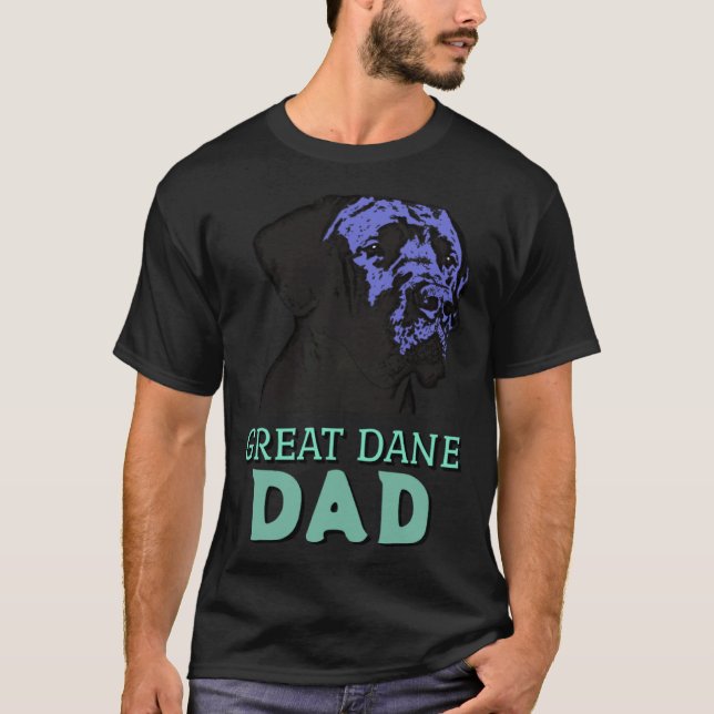 Camiseta Great Dane Dad Cute Dog Great Dane (Anverso)