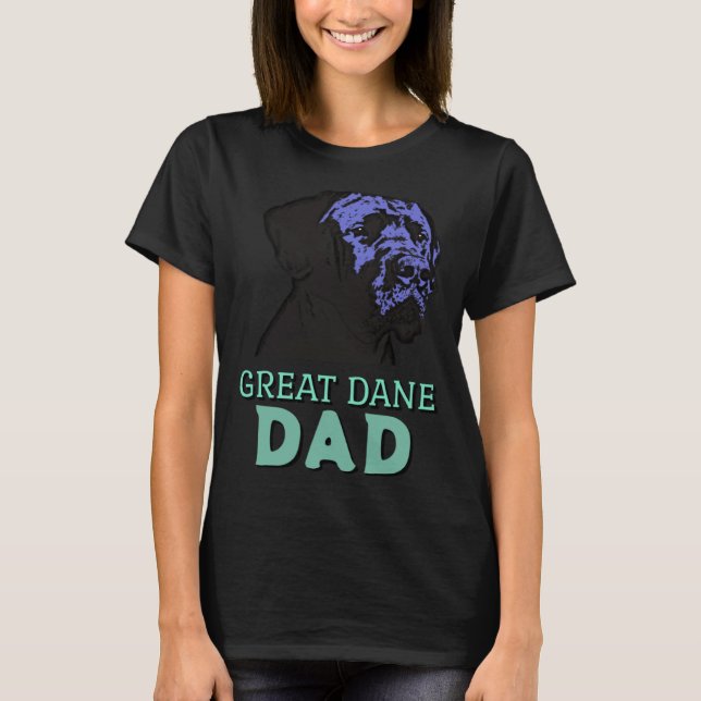 Camiseta Great Dane Dad Cute Dog Great Dane (Anverso)