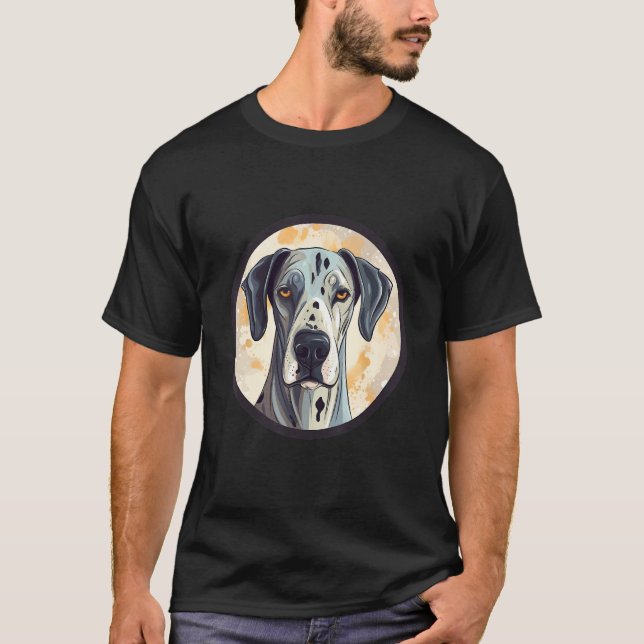 Camiseta Great Dane Dog Cute Dog Breed Dog Motif (Anverso)