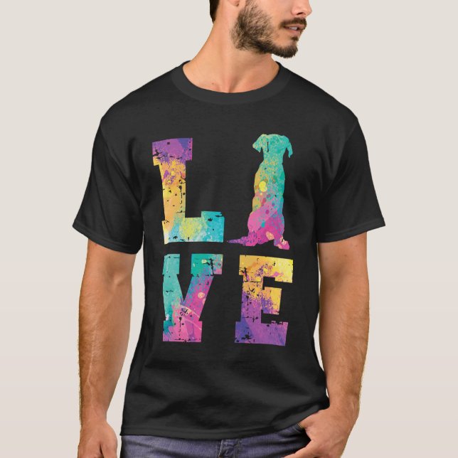 Camiseta Great dane Love (Anverso)