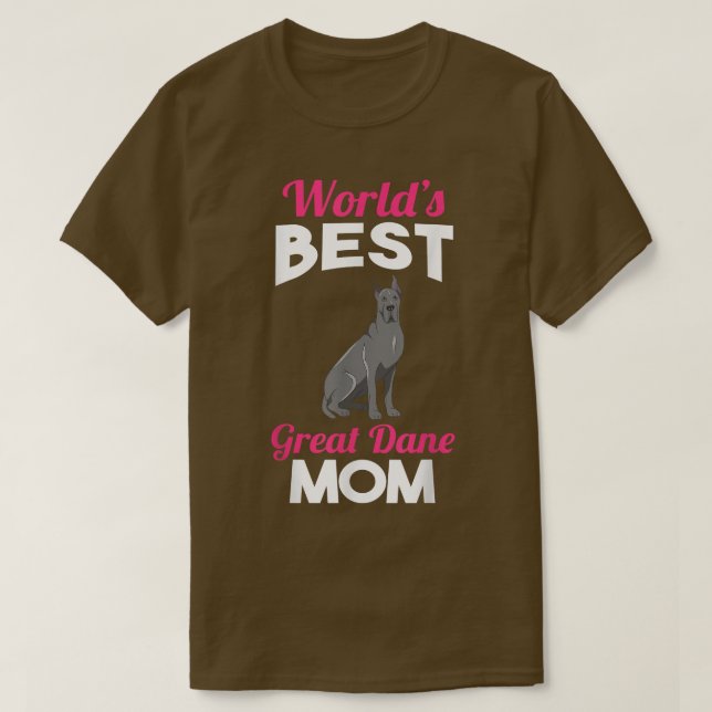 Camiseta Great Dane Mom (Diseño del anverso)