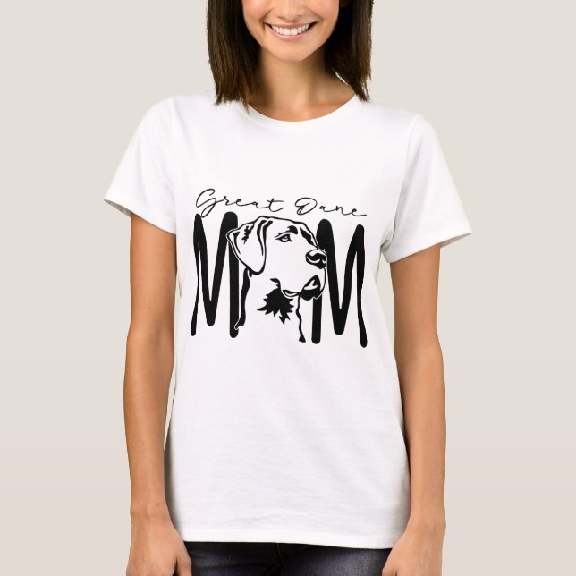 Camiseta Great Dane Mom (Anverso)