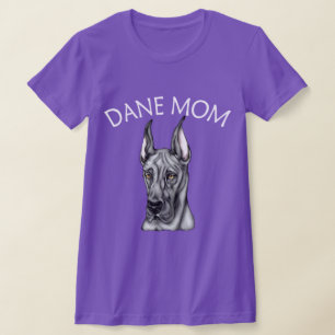 Camiseta Great Dane Mom Black
