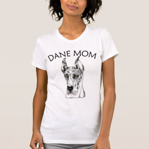Camiseta Great Dane Mom Harlequin