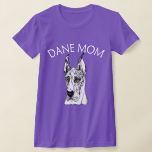 Camiseta Great Dane Mom Harlequin