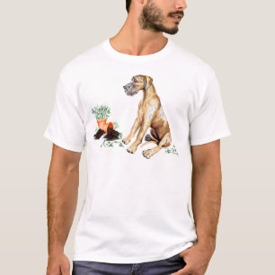 Camiseta Great Dane Naughty Pup Brindle UC