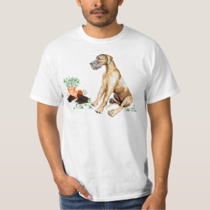 Camiseta Great Dane Naughty Pup Brindle UC