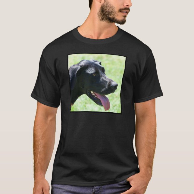 Camiseta Great dane negro (Anverso)