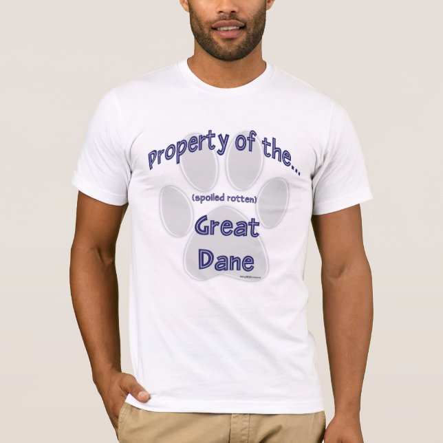 Camiseta Great Dane (propiedad) (Anverso)