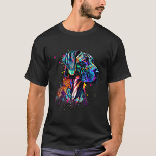 Camiseta Great Dane Splash Art Dane