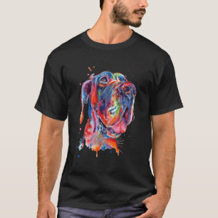 Camiseta Great Dane Splash Art Dane